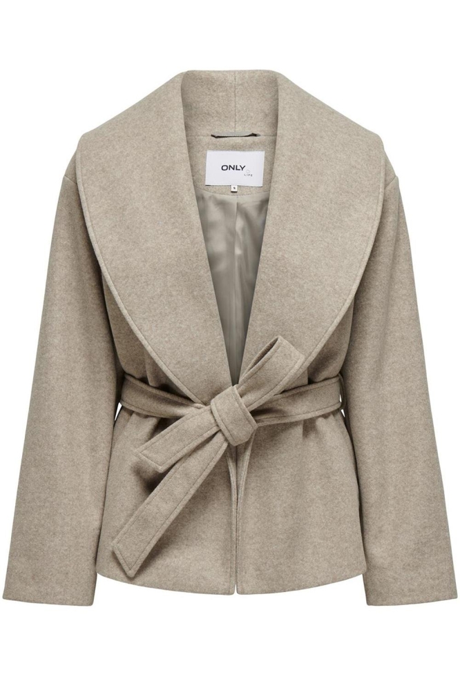 ONLAUGUSTA LIFE SHORT COAT OTW NOOS 15314352 FUNGI/MELANGE